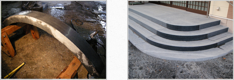 敷石・階段サンプル